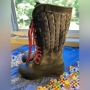 THE NORTH FACE THERMOBALL UTILITY BOOT WOMEN'S TALL LACE UP BOOT 6